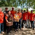 Une partie des bénévoles lors du concours de mai 2025